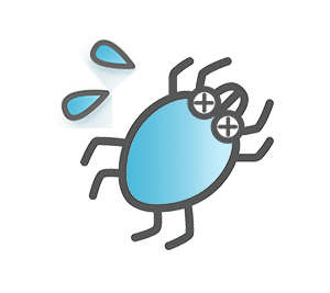 画像：防ダニ加工