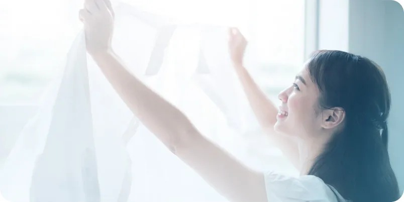 写真：しみ抜きクリーニング