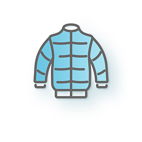 画像：ライトダウンジャンパー