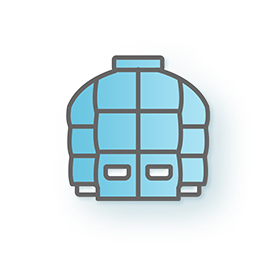 画像：ダウンジャンパー