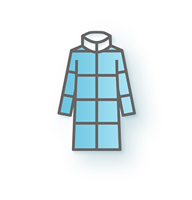 画像：ダウンコート