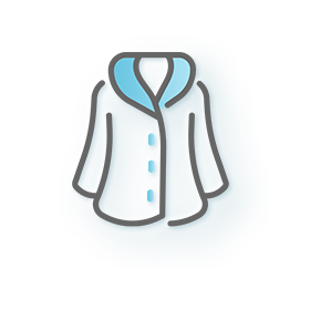 画像：毛皮コート